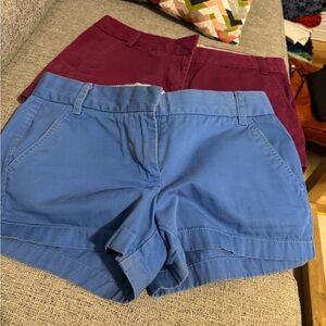 J. Crew Women's Blue Chino Shorts